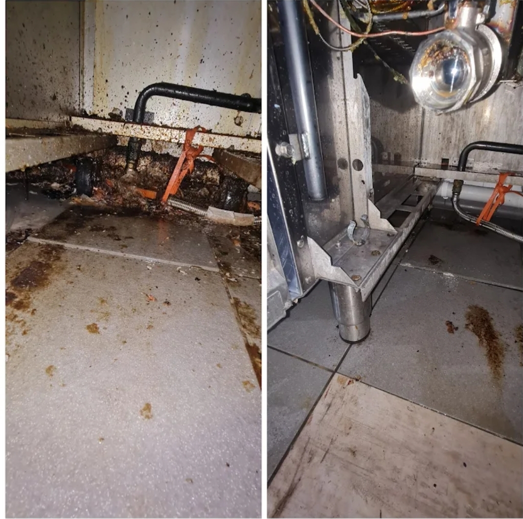 Equipment cavity degrease