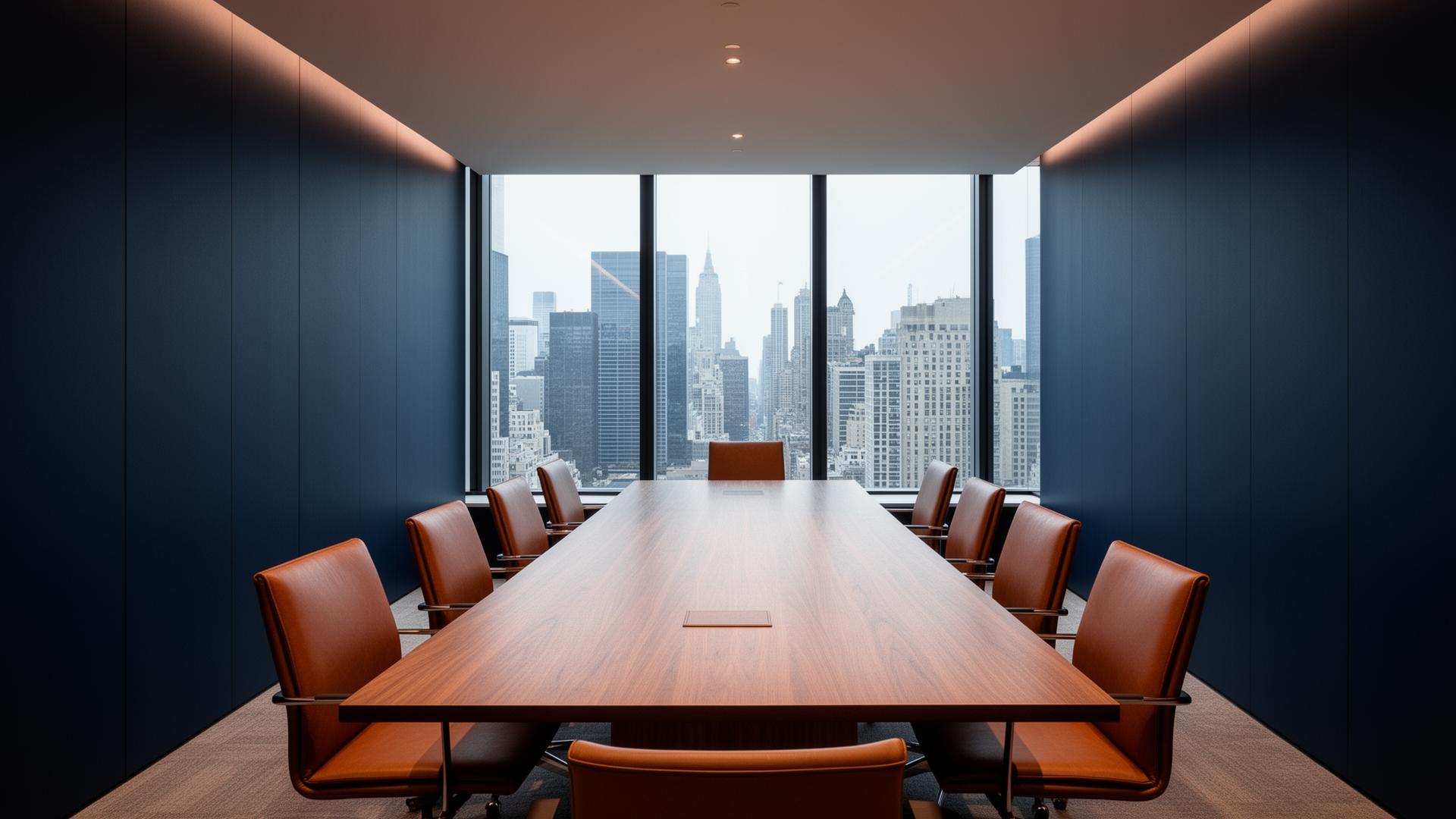 Boardroom interior
